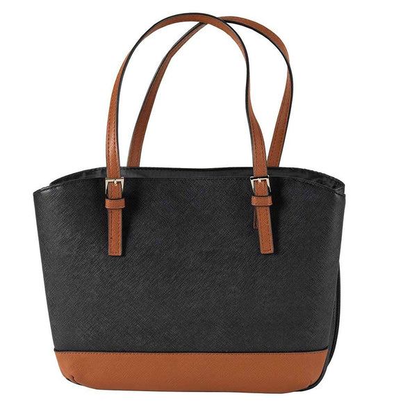 White Dove -BLACK BROWN WEDGE BIBLE COVER X-LARGE