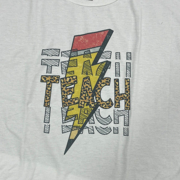 Teach Pencil Bolt Shirts