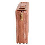 White Dove -Bible Cover Vintage Cross Brown Large