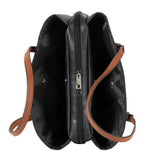 White Dove -BLACK BROWN WEDGE BIBLE COVER X-LARGE