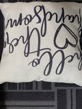 Graphic Pillows 17" x 17"