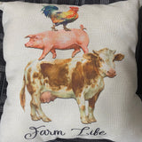 Graphic Pillows 17" x 17"
